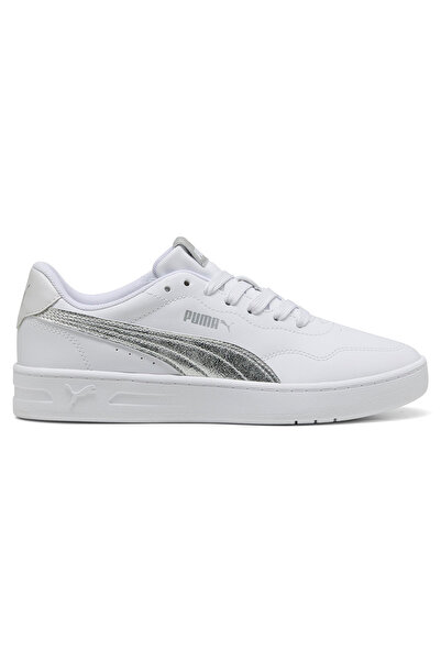Puma Court Lally Metallic Whisper Kadın Beyaz Sneaker Ayakkabı 40605802