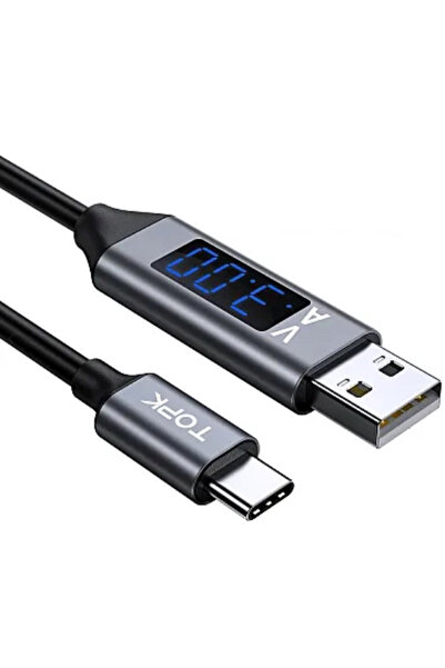 PRİZE Cablu USB C cu Display Digital incarcare telefon mobil