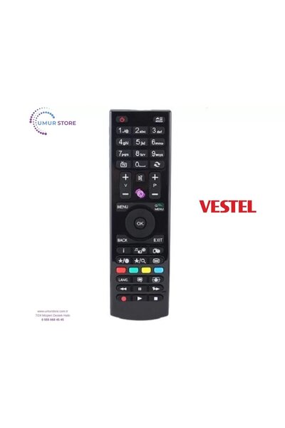 Herz Vestel İle Uyumlu Satellite 32HB5000B Uydu Alıcılı Led Tv Kumandası