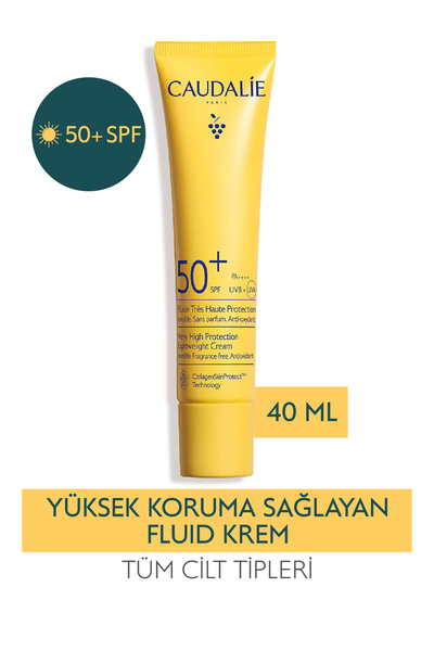 Caudalie Yüksek Koruma Sağlayan Fluid Krem SPF50+ 40ml