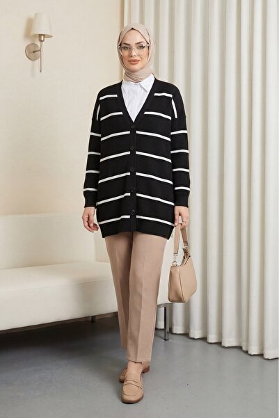 Modamorfo Ζακέτα με ριγέ κουμπιά