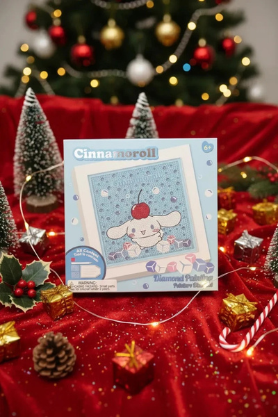 SANRIO Lisanslı Cinnamoroll Elmas Mozaik Puzzle 20 Cm – Yaz Plajı Koleksiyonu