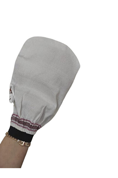 GOLDRİSE Beyaz Ince Banyo Hamam Kesesi