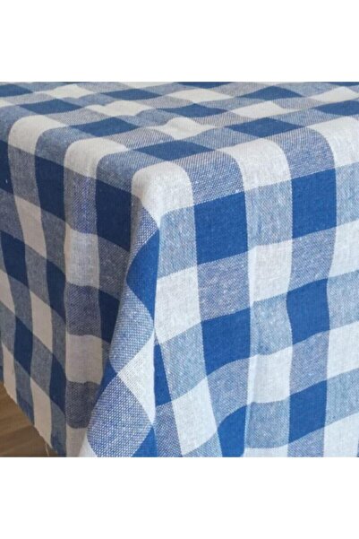 AYDIN ÇEYİZ Μπλε 150 X 150 εκ. Επιτραπέζιο υφασμάτινο τραπέζι και πανί για πι...