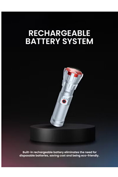 Ogera Rechargeable LED Flashlight 1D – High-Lumen Tactical Torch