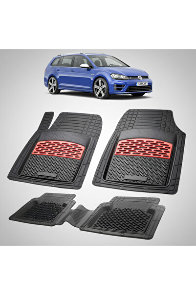 TEAMCAR Covorașe auto compatibile Volkswagen Golf 7 Variant 2012-2020 |   Roșu