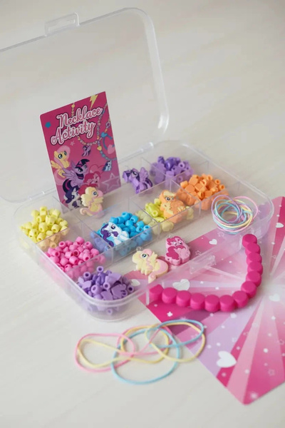 MY LITTLE PONY Lisanslı Bileklik Yapım Seti – Dörtlü Kendin Yap Tasarım