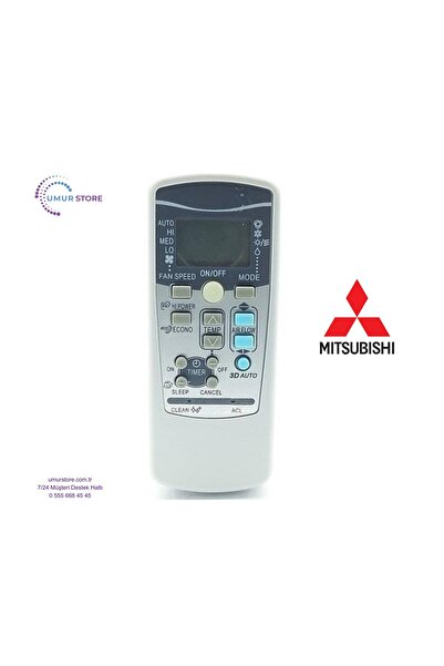 Herz Mitsubishi MSH24RVE1 Uyumlu Klima Kumandası
