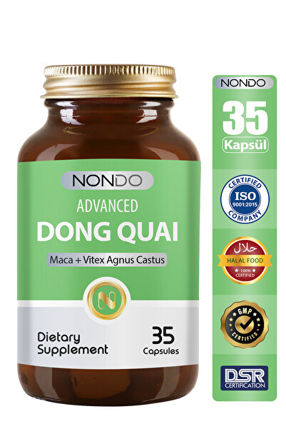Nondo Dong Quai 35 Kapsül ( Maca Panax Ginseng Vitex L-arginin Selenyum Ginko...