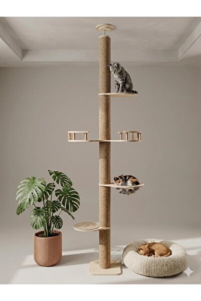 Zeyn Premium/Lüks Kedi Kulesi, Kedi Evi ve Tırmalama Kulesi, Kedi Kulesi,(Siz...