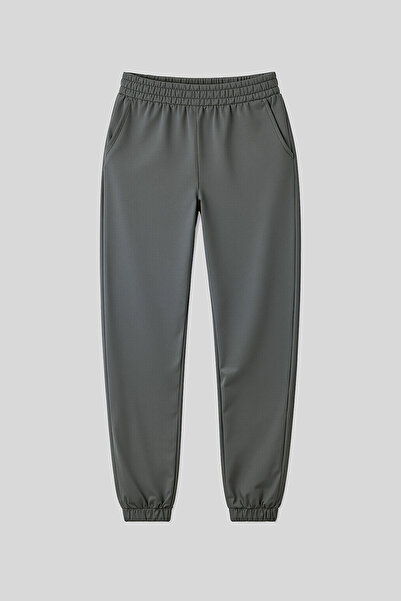 TOMMY LIFE Çağla με τσέπες ψηλόμεσο άνετο γυναικείο πάτο φόρμας από καουτσούκ...