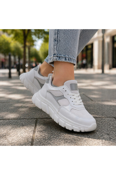 Emax Γυναικεία αθλητικά παπούτσια με χοντρή σόλα – Άνετα για καθημερινή χρήση...