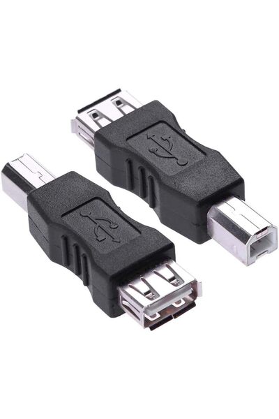 Derwell محول طابعة USB-B ذكر إلى USB-A أنثى، محول طابعة USB، محول طابعة USB ذ...