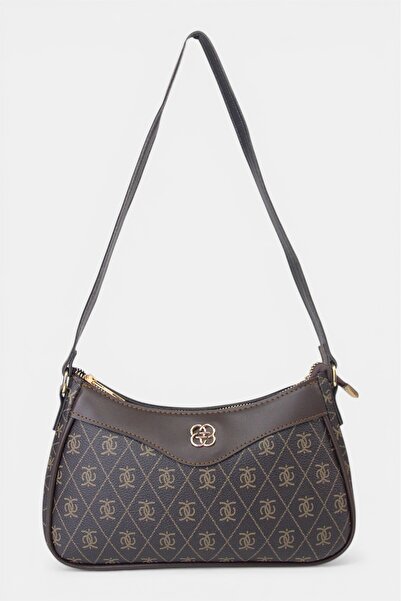 New Monogram Coffee Women's Shoulder Bag