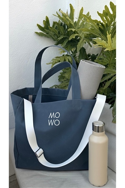 MOWO Mumlu Canvas Oversize Tote Bag Kadın Çantası DENIM - 13 FARKLI ASKI RENG...