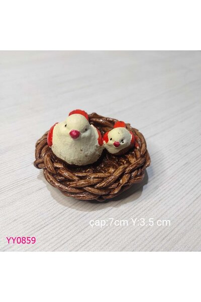 YOYOMOLD YY0859 Yuvada Anne ve Yavru Kuş Silikon Kalıp