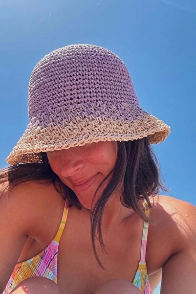 keisy Χειροποίητο Πλεκτό Ψάθινο Καπέλο Premium Bucket