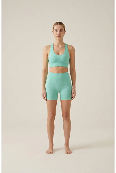 R ROCKBLACK Γυναικείο γαλάζιο νυχτικό κοστούμι με ψηλόμεσο σταυρό πίσω λεπτομ...