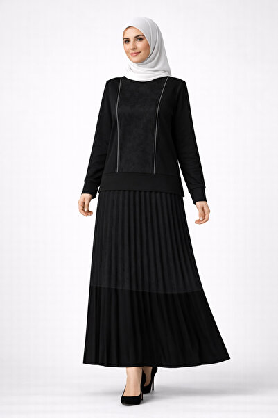 Mutlu City Γυναικεία μπλούζα και φούστα μεσήλικας 4121