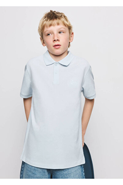 MANGO Kids Pamuklu polo gömlek