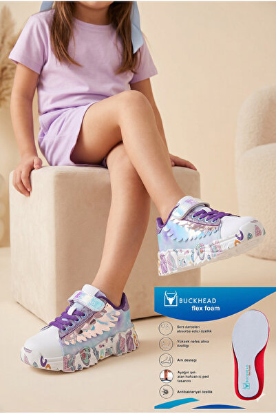 BUCKHEAD Момичешки спортни обувки със Синди Флекс стелка от мемори пяна 4289 ...
