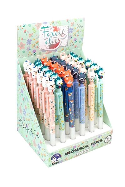 CEM KIRTASİYE Dolphin Dlp-Cf-7022 Versatil Pen 36-Pack Stand
