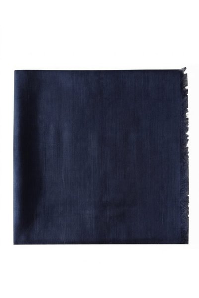 ÖZENSE Flamy, non-sweating, 4 seasons usable, cotton, navy blue colored, 100x100 cm writing scarf