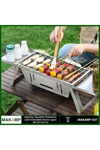 ÇERÇİCİ Makamp Taşınabilir Çelik Izgara 037