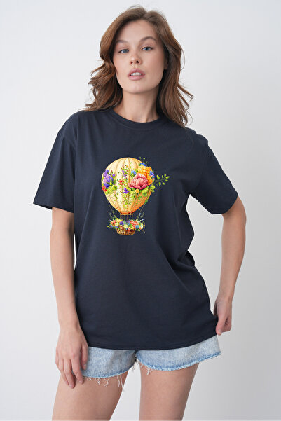 TREND EMMODA Tricou de damă, în stil de vară, inspirat de primăvară, cu impri...