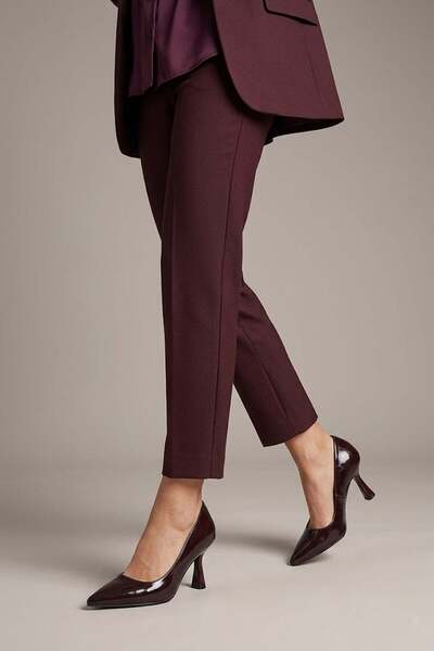 Ayakkabı Fuarı Elit MST1184R Γυναικεία Κλασικά Παπούτσια με Τακούνι Καφέ