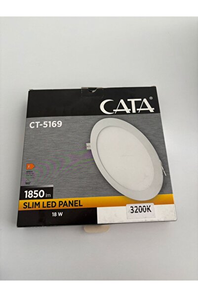 Cata CT-5169 18W 3200K 1850LM SLIM LED SPOT 10 ADET