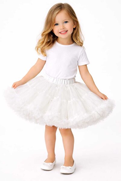 melek golden Κοριτσίστικη φούστα τούτου – Μοντέλο Πριγκίπισσας με ανάγλυφο κο...