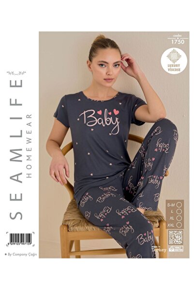 Street Beauty Seamlife Viscose Short Sleeve Pajama Set