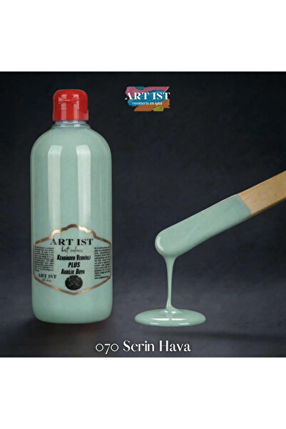 ART IST Kendinden Vernikli PLUS Su Bazlı Akrilik Boya 500ml - 070 SERİN HAVA