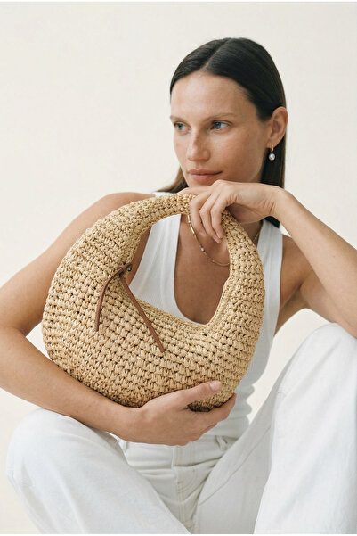 Alice İsstanbul Viento Wicker Knitted Bag