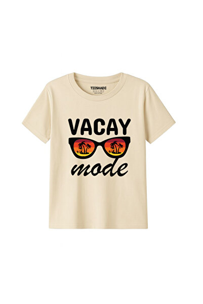 Yoo Street Vacay Mode On T-Shirt for Unisex Kids 100% Cotton, Multiple Colors...