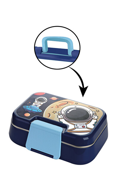EMİLA HOME Emilahome Happii Lunch Box with Steel Compartments, Leak-Proof