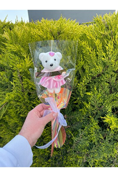 gençay Işıltılı ayıcık buketi Parlak hediyelik buket