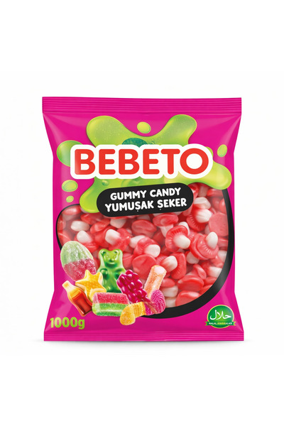 BEBETO Jelibon Tekli Paket 1 kg Mantar
