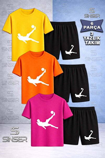 SS SİNSER Παιδικό ROVASATA ADAM WHITE Μπλουζάκι 3 τεμαχίων με ειδική στάμπα μ...