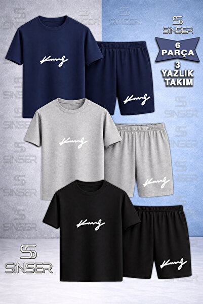 SS SİNSER Παιδικό T-Shirt 3 τεμαχίων KING IMZA WHITE με ιδιαίτερη στάμπα και ...