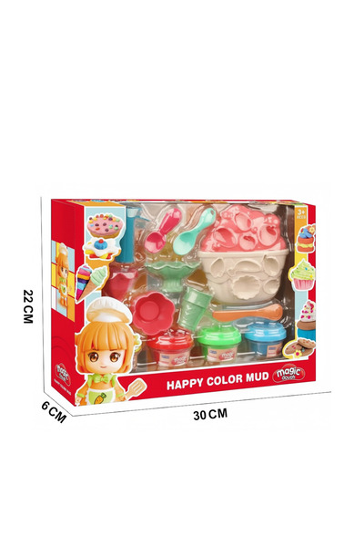 iTajir Noha Mall Children's Ice Cream and Dessert Modeling Clay Set Toy