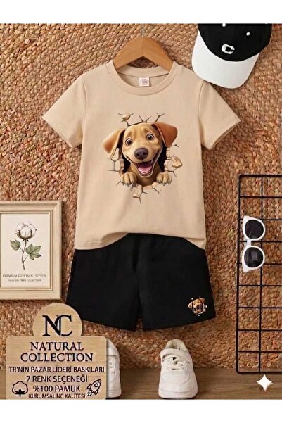 Nice Clothes ΚΑΛΟΚΑΙΡΙΝΟ ΠΑΙΔΙΚΟ ΣΕΤ ΜΠΛΟΥΖΑΚΙ-ΣΟΡΤΣ ΟΥΝΙΣΕΞ (ΣΤΑΜΠΑ ΣΚΥΛΟΥ Α...