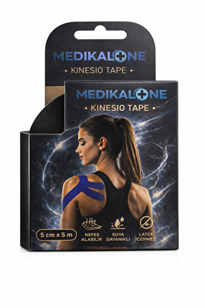 MEDIKALONE Kinezyo Bant (Kinesio Tape) Ağrı Bandı 5x5 Profesyonel Kas Destek ...