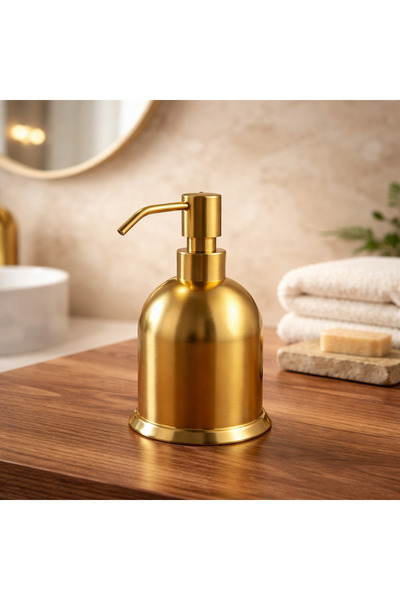 İSAOĞLU YAPI Διανομέας σαπουνιού ματ χρυσό από ανοξείδωτο ατσάλι Ματ χρυσό Δι...