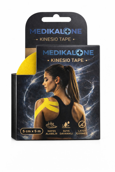 MEDIKALONE شريط كينيزيو (شريط كينيسيو) لتخفيف الآلام 5×5، شريط احترافي لدعم ا...