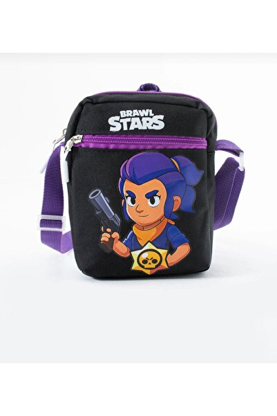 Chocuk حقيبة كتف للأطفال من Brawl Stars Shelly – 3 أقسام – قماش مقاوم للماء (...