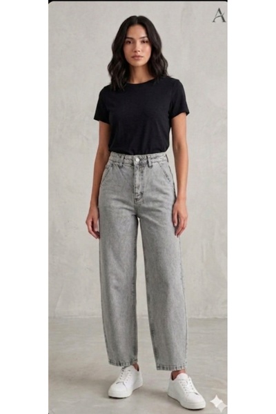 FİDAN FASHİON ΓΥΝΑΙΚΕΙΟ ΠΑΝΤΕΛΟΝΙ ΤΖΙΝ ΨΗΛΟΜΕΣΟ ΣΟΥΛΟΥΤΙΝΟ ΣΤΥΛ ΜΕ ΛΕΠΤΟΜΕΡΕΙ...