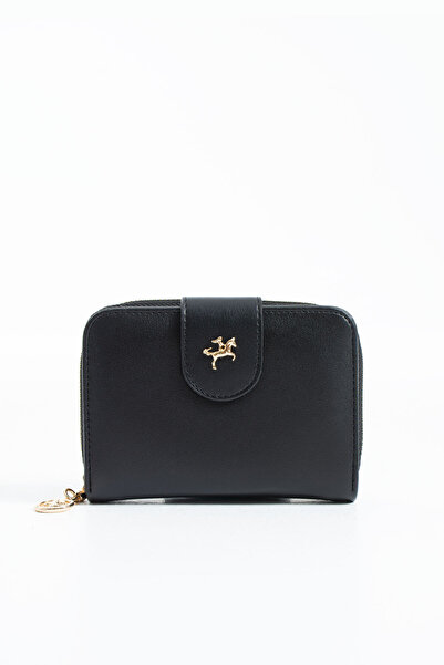 DEV 3 ADAM Nasbag Μαύρο Γυναικείο Πορτοφόλι με Θήκη για Κάρτες και Θήκη για Κ...