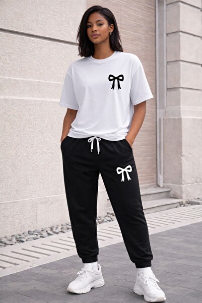 x-compass life Γυναικεία/ΚΟΡΙΤΣΙΣΤΙΚΑ OVERSIZ Αθλητική Φόρμα με Μίνιμαλ Φιόγκ...